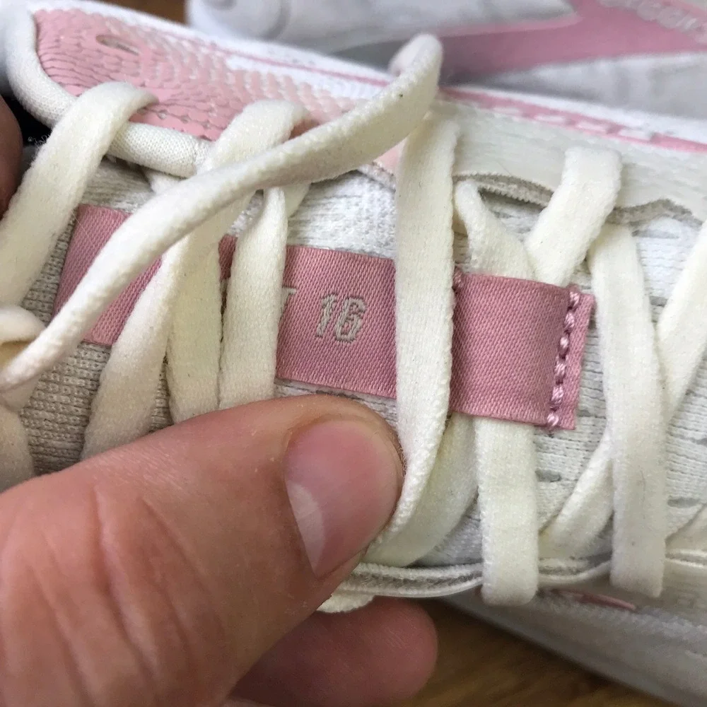 Brooks Ghost 16 Running Shoes Womens 10B White Pink Training Casual Sneakers